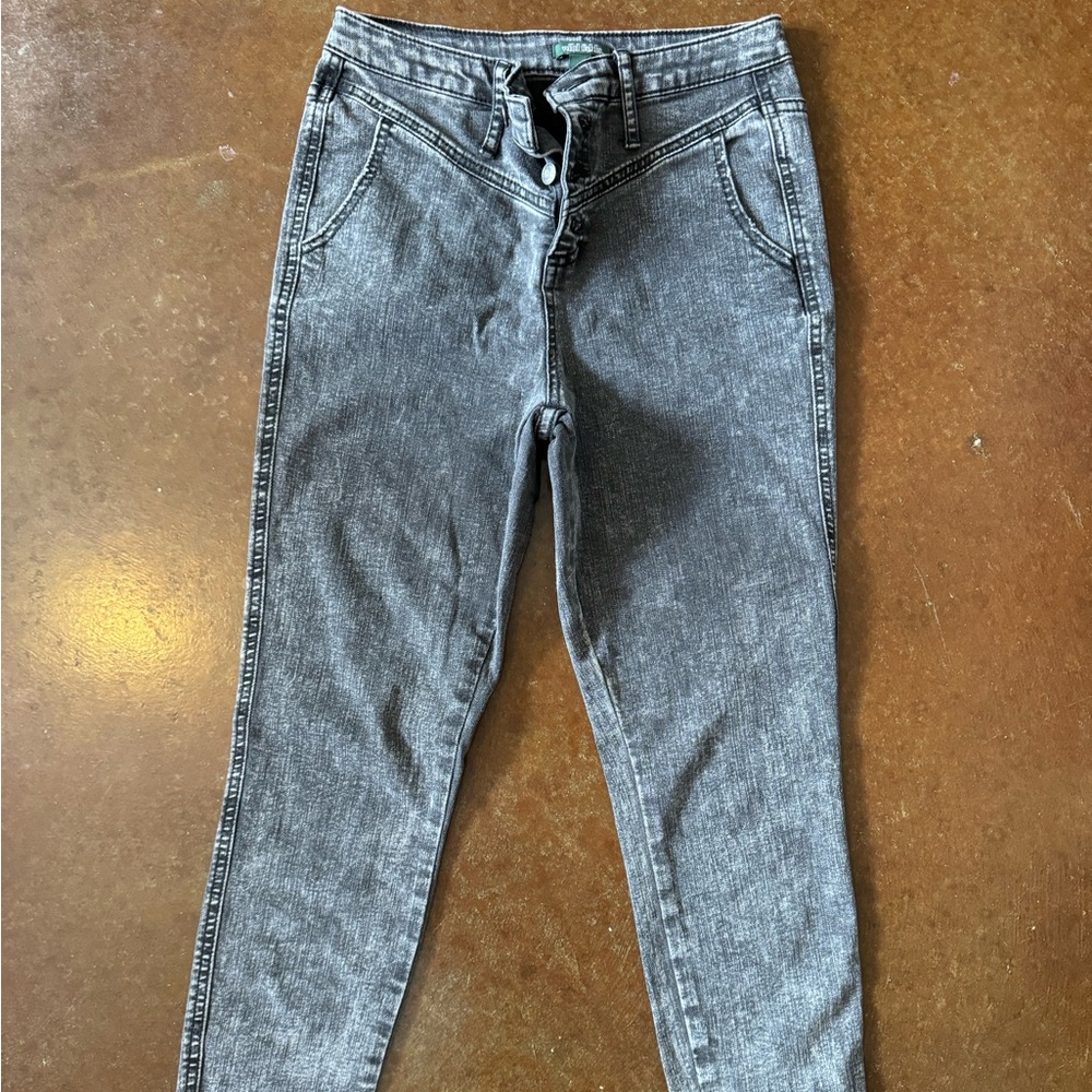 Charcoal Black Denim Jeans